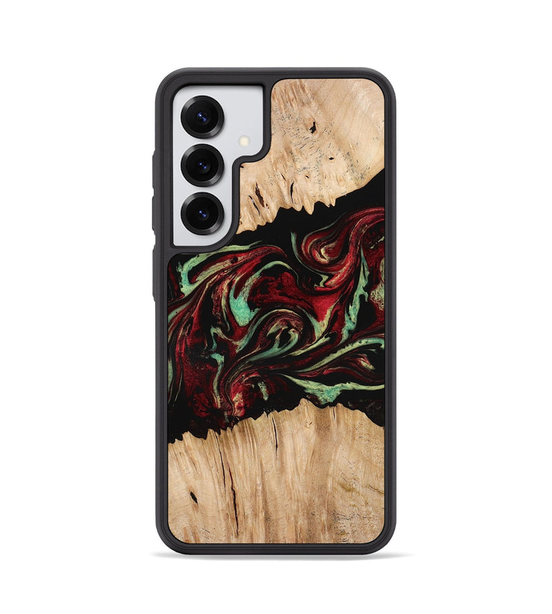 Galaxy S25 Wood Phone Case - Makai (Red, 775662)