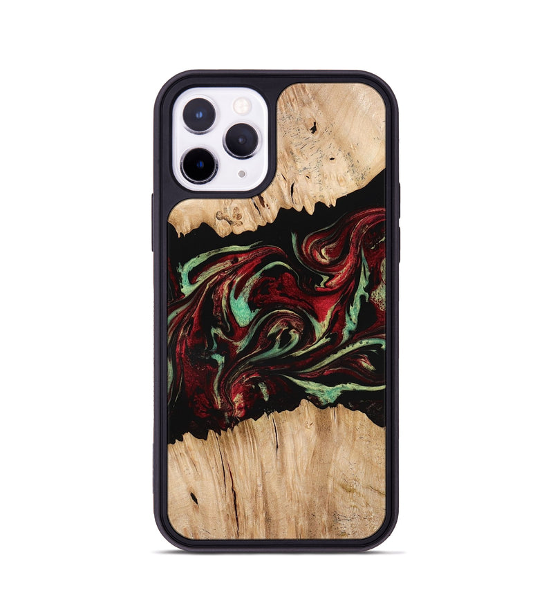 iPhone 11 Pro Wood Phone Case - Makai (Red, 775662)