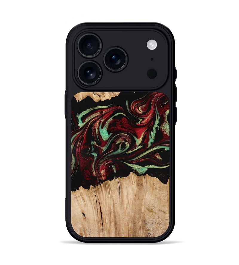 iPhone 17 Pro Wood Phone Case - Makai (Red, 775662)