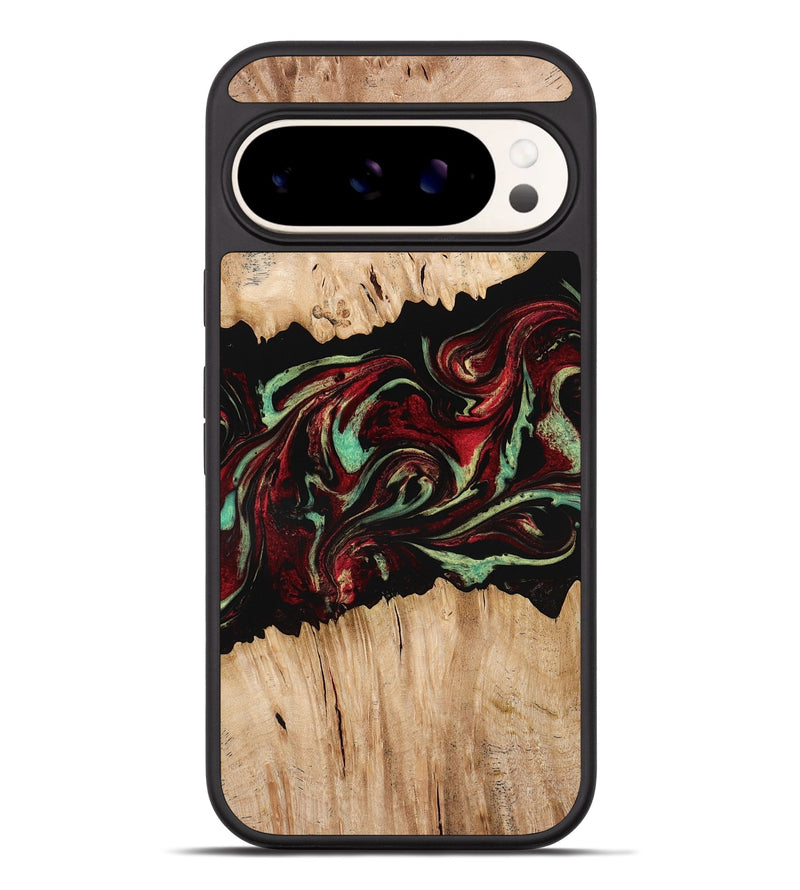 Pixel 9 Pro XL Wood Phone Case - Makai (Red, 775662)