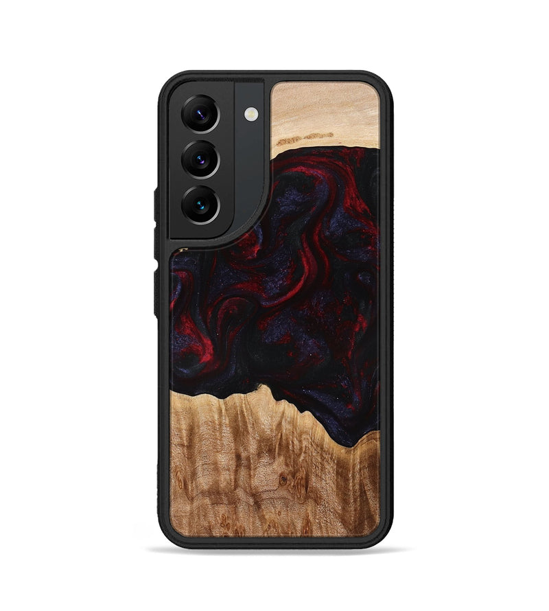 Galaxy S22 Wood Phone Case - Promise (Red, 775663)