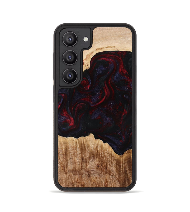Galaxy S23 Wood Phone Case - Promise (Red, 775663)