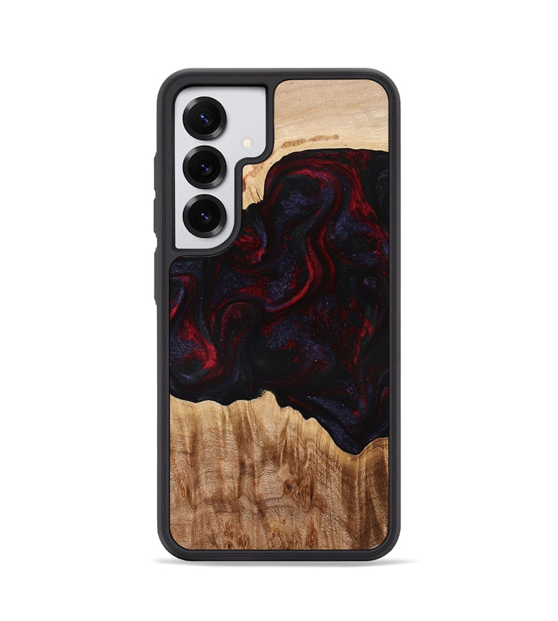 Galaxy S25 Wood Phone Case - Promise (Red, 775663)