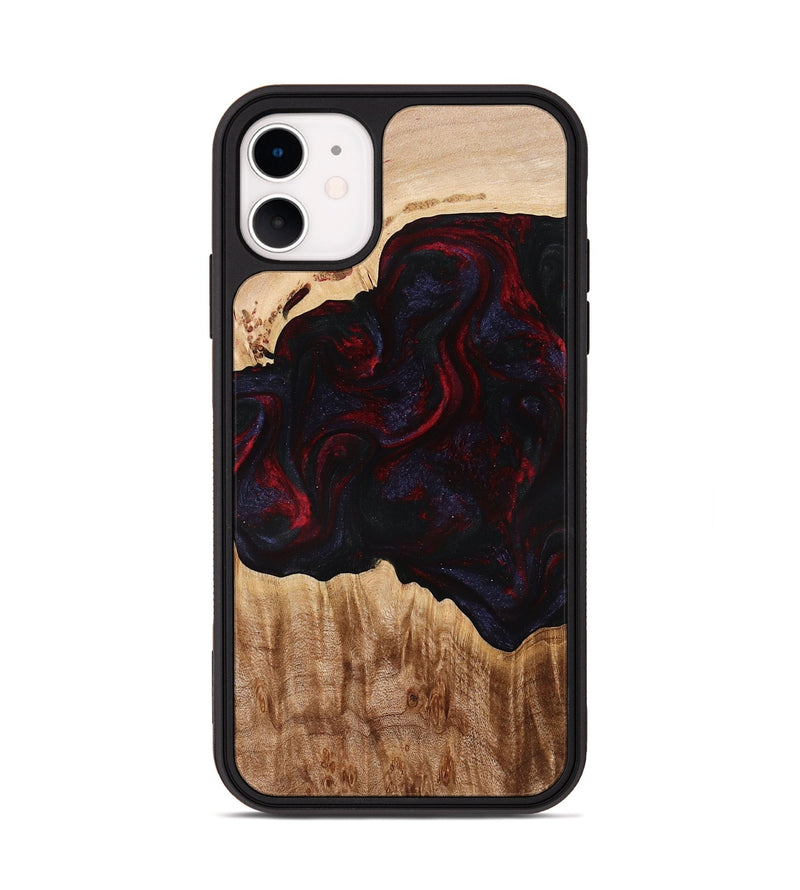 iPhone 11 Wood Phone Case - Promise (Red, 775663)