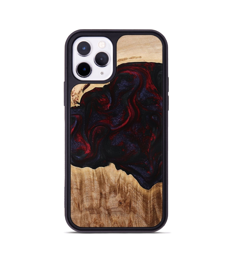 iPhone 11 Pro Wood Phone Case - Promise (Red, 775663)