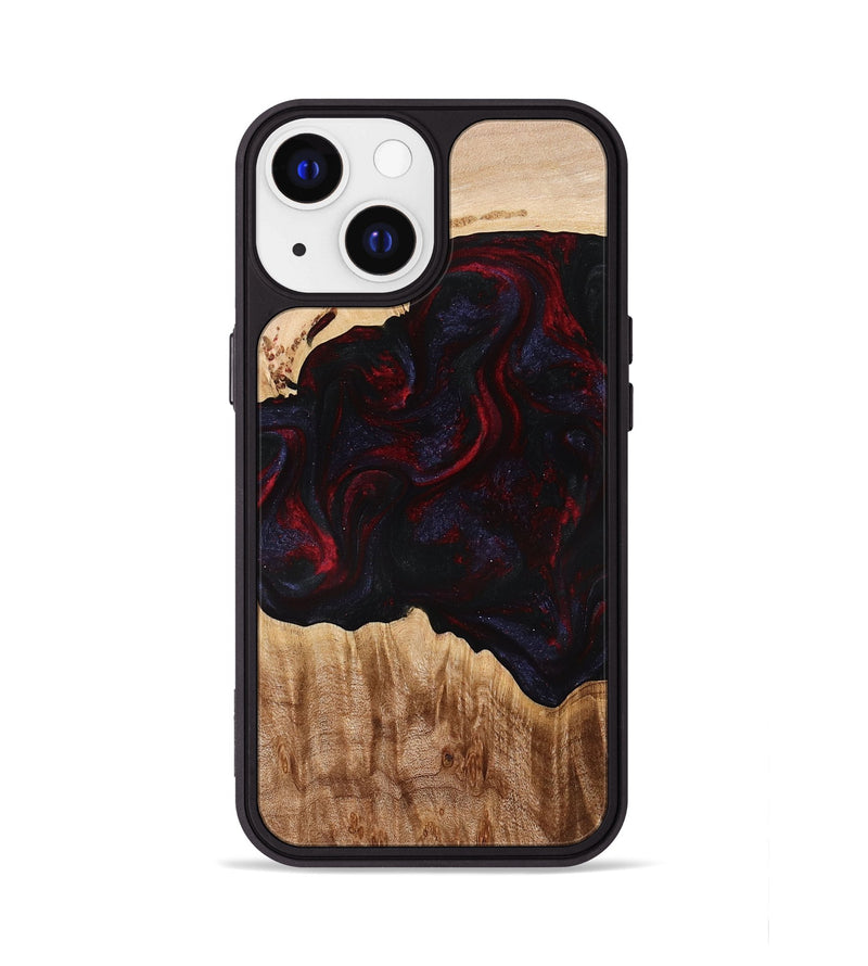 iPhone 13 Wood Phone Case - Promise (Red, 775663)