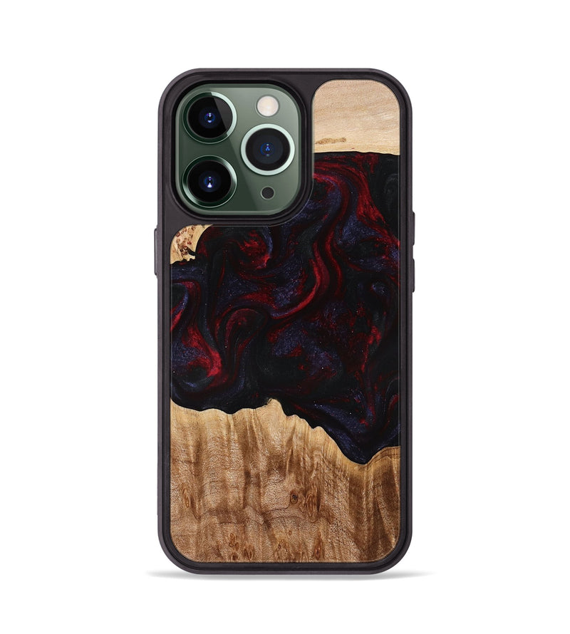 iPhone 13 Pro Wood Phone Case - Promise (Red, 775663)