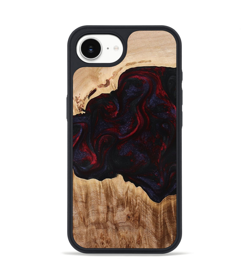 iPhone 16e Wood Phone Case - Promise (Red, 775663)