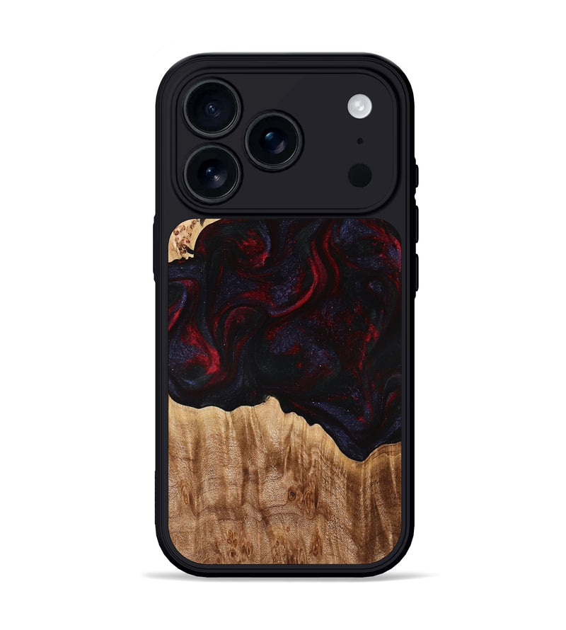 iPhone 17 Pro Wood Phone Case - Promise (Red, 775663)