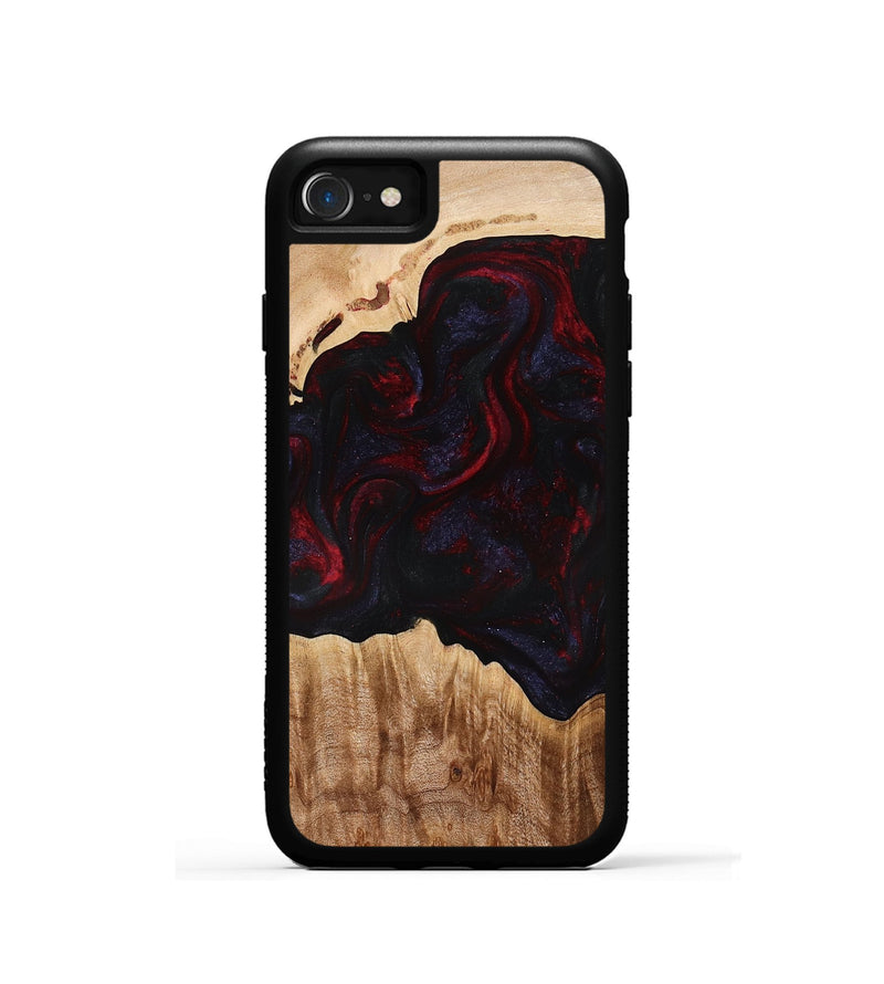 iPhone SE Wood Phone Case - Promise (Red, 775663)