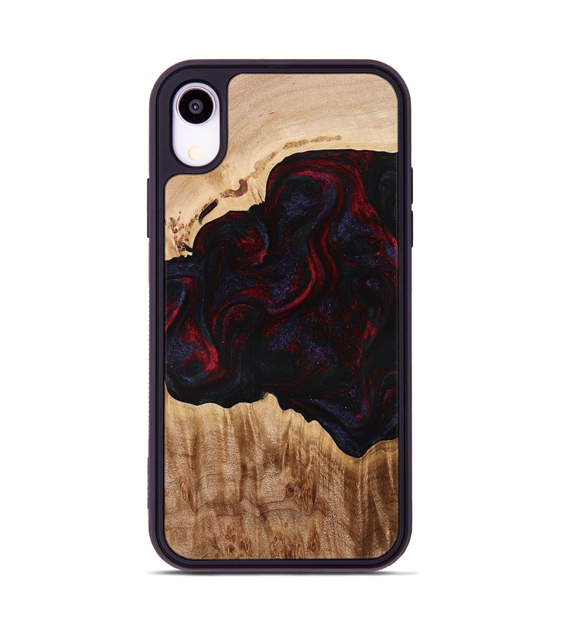 iPhone Xr Wood Phone Case - Promise (Red, 775663)
