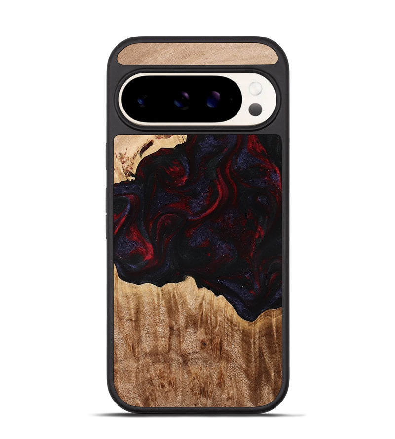 Pixel 9 Wood Phone Case - Promise (Red, 775663)