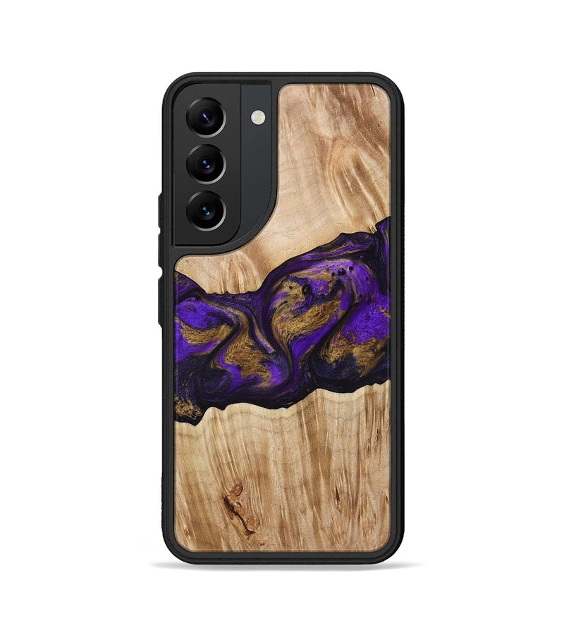 Galaxy S22 Wood Phone Case - Almira (Purple, 775678)