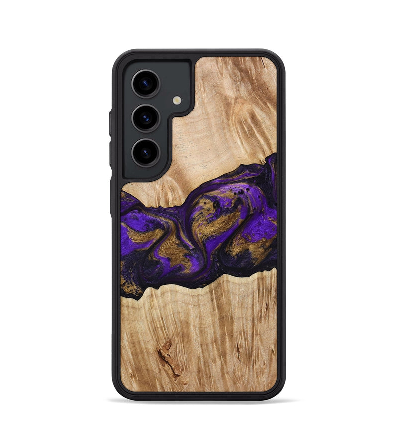 Galaxy S24 Wood Phone Case - Almira (Purple, 775678)