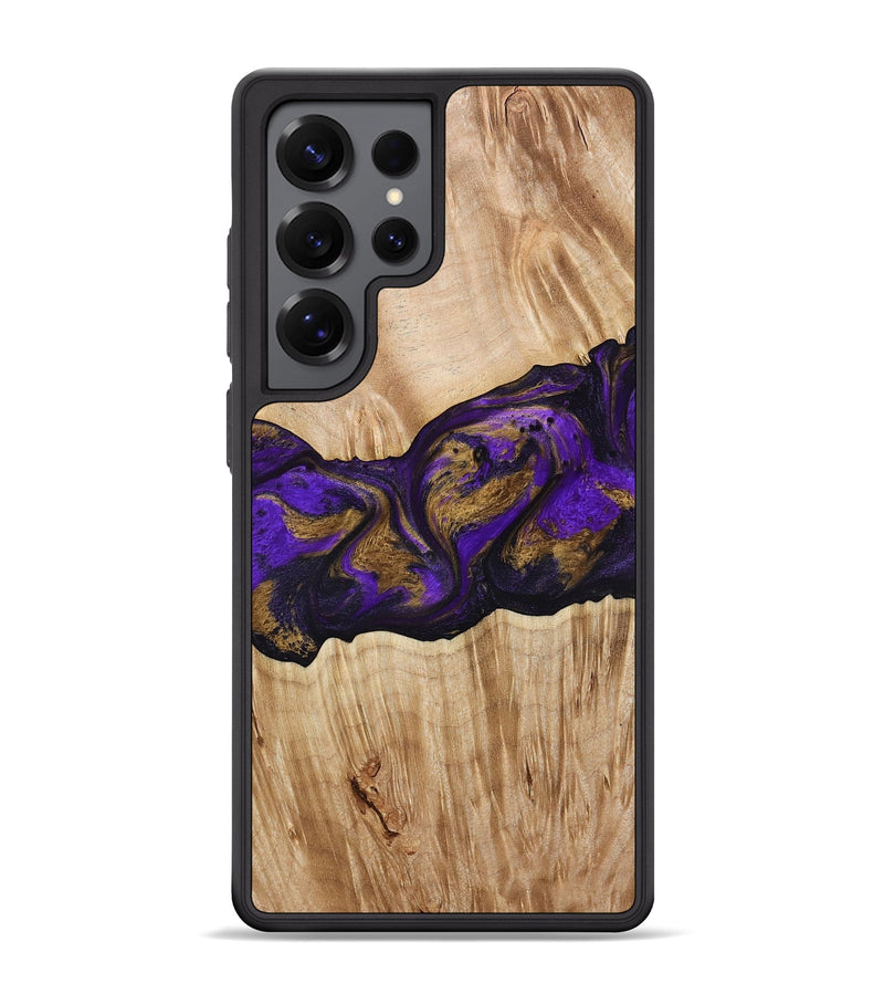 Galaxy S25 Ultra Wood Phone Case - Almira (Purple, 775678)