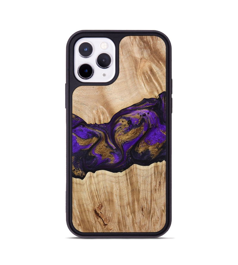iPhone 11 Pro Wood Phone Case - Almira (Purple, 775678)