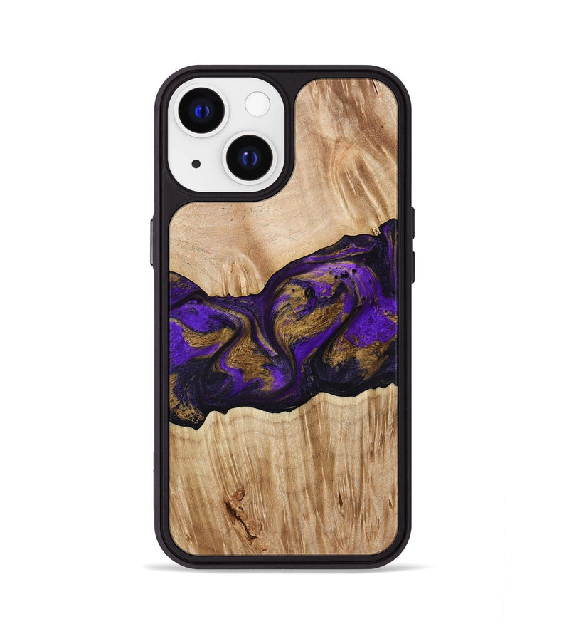 iPhone 13 Wood Phone Case - Almira (Purple, 775678)