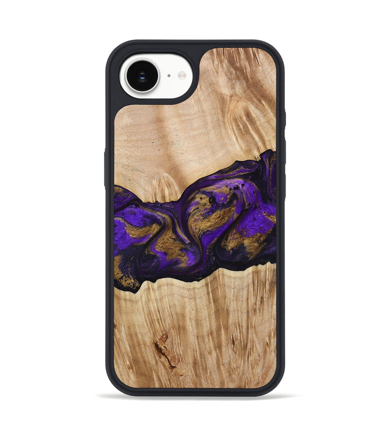 iPhone 16e Wood Phone Case - Almira (Purple, 775678)