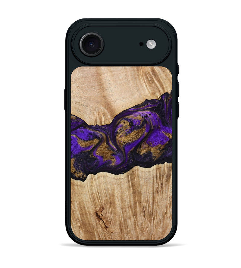 iPhone 17 Air Wood Phone Case - Almira (Purple, 775678)