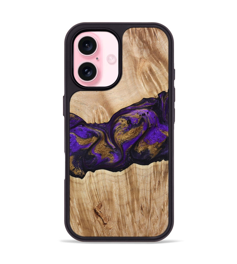 iPhone 17 Wood Phone Case - Almira (Purple, 775678)