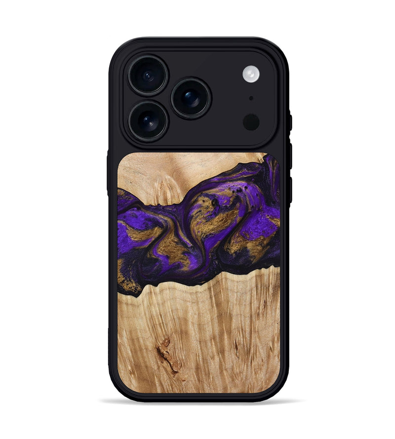 iPhone 17 Pro Wood Phone Case - Almira (Purple, 775678)