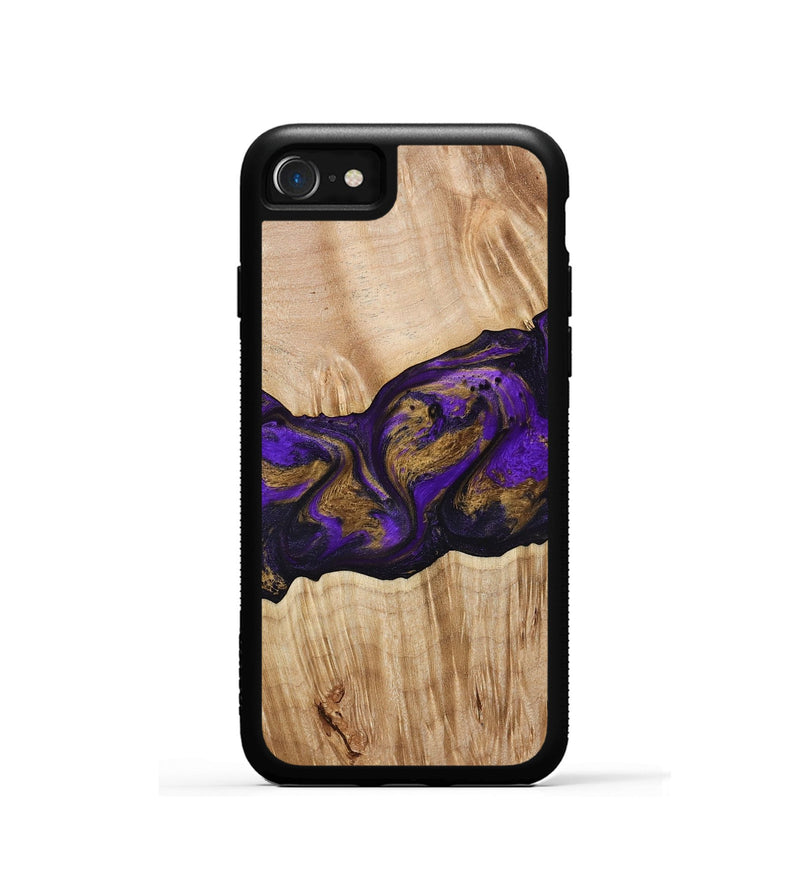 iPhone SE Wood Phone Case - Almira (Purple, 775678)