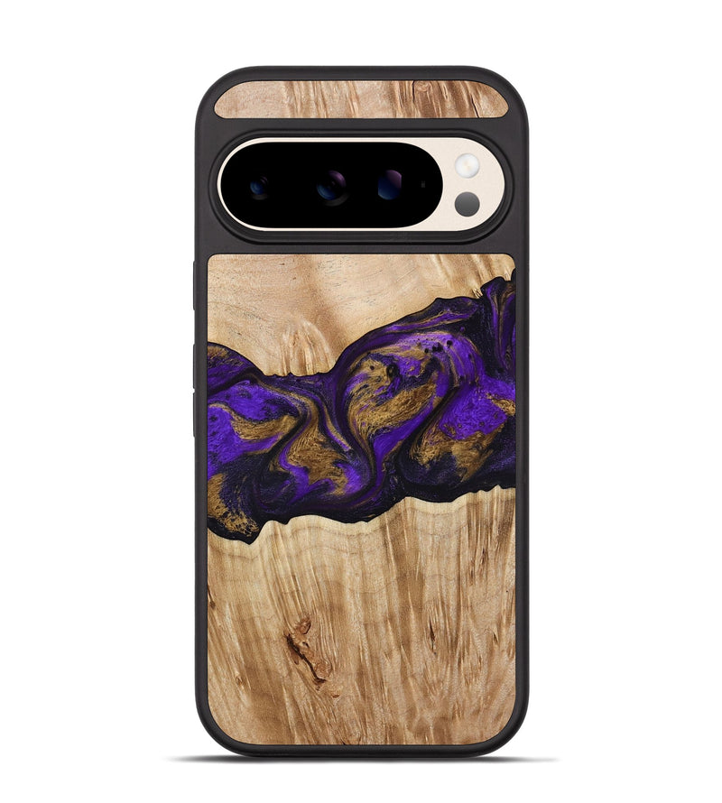Pixel 10 Wood Phone Case - Almira (Purple, 775678)