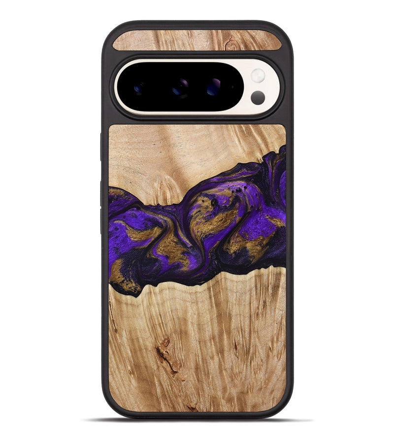 Pixel 10 Pro XL Wood Phone Case - Almira (Purple, 775678)