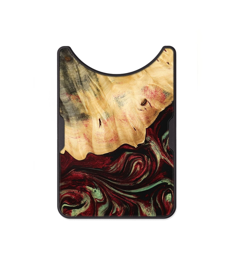 Alloy Wood Wallet - Daquan (Red, 775686)