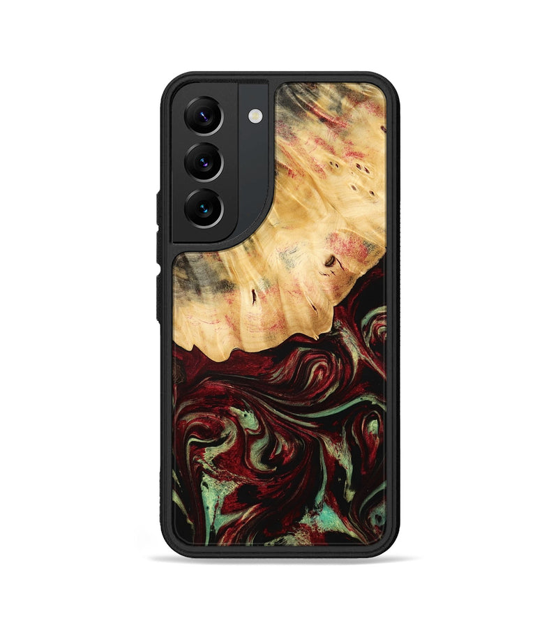Galaxy S22 Wood Phone Case - Daquan (Red, 775686)