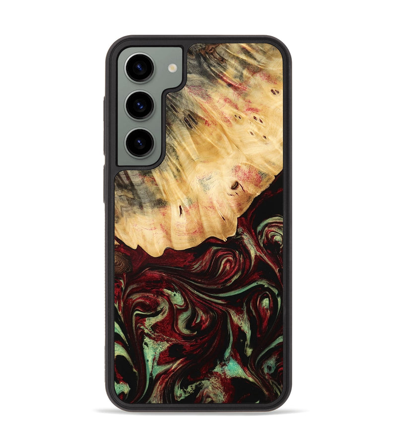 Galaxy S23 Plus Wood Phone Case - Daquan (Red, 775686)