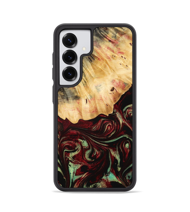 Galaxy S25 Wood Phone Case - Daquan (Red, 775686)