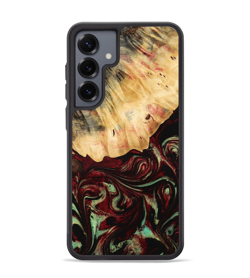 Galaxy S25 Plus Wood Phone Case - Daquan (Red, 775686)