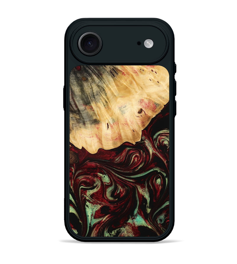 iPhone 17 Air Wood Phone Case - Daquan (Red, 775686)