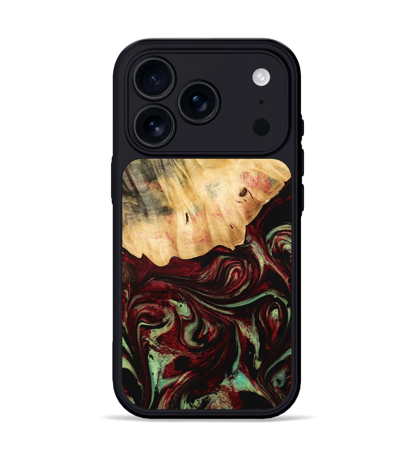 iPhone 17 Pro Wood Phone Case - Daquan (Red, 775686)