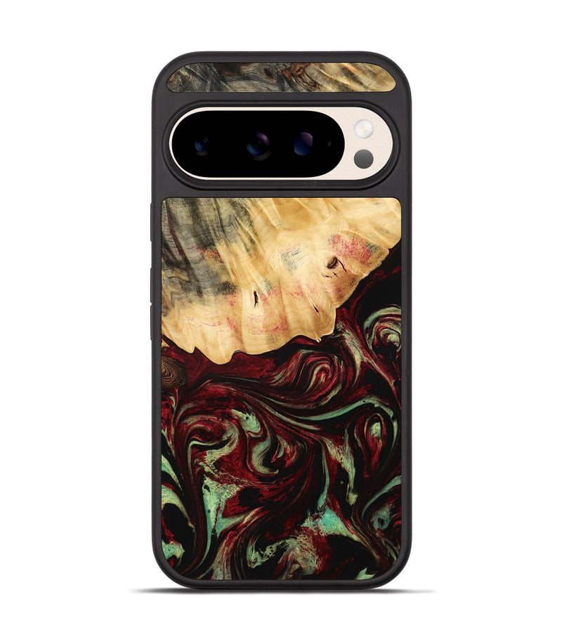 Pixel 10 Wood Phone Case - Daquan (Red, 775686)