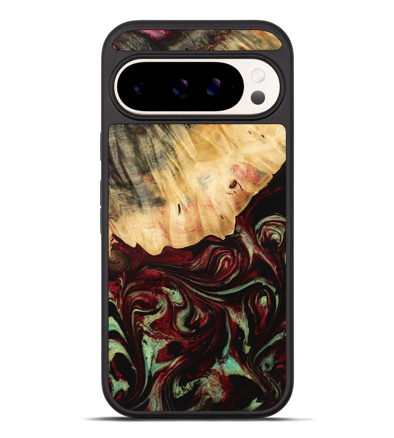 Pixel 10 Pro XL Wood Phone Case - Daquan (Red, 775686)