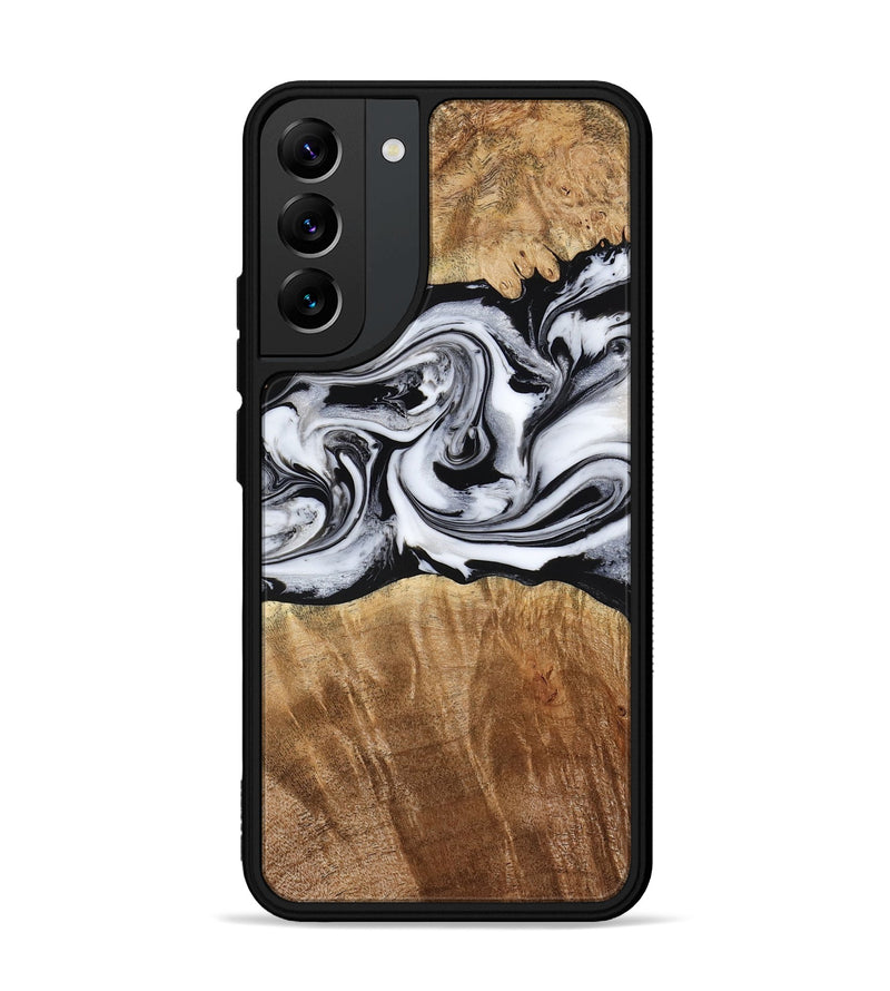Galaxy S22 Plus Wood Phone Case - Sunny (Black & White, 775992)