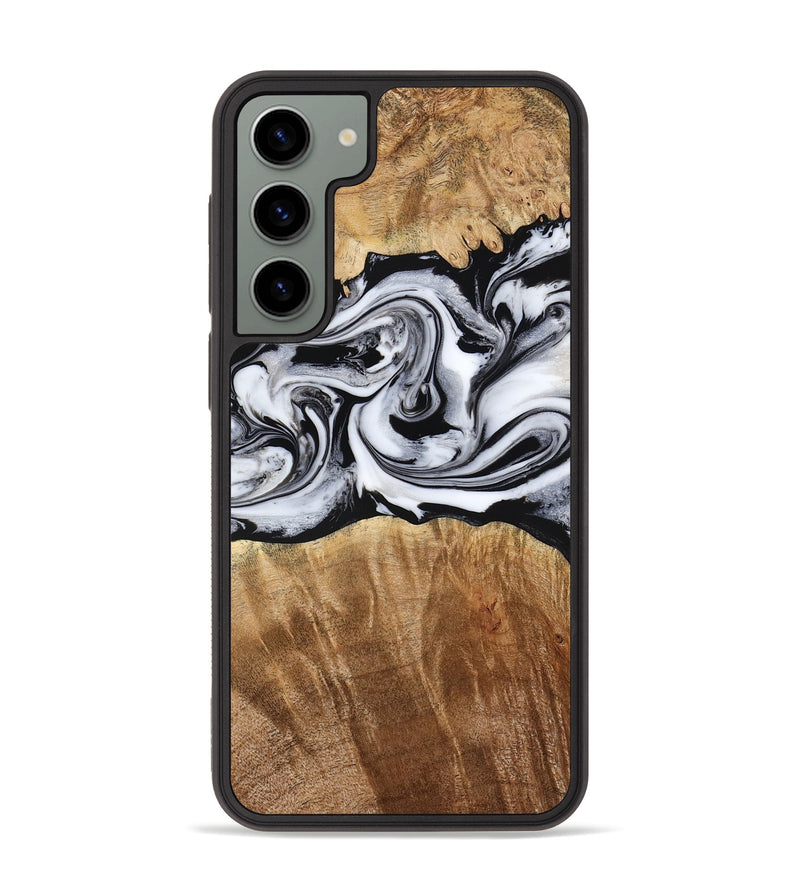 Galaxy S23 Plus Wood Phone Case - Sunny (Black & White, 775992)