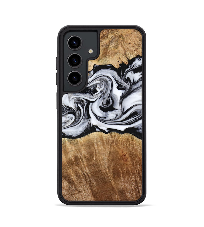 Galaxy S24 Wood Phone Case - Sunny (Black & White, 775992)