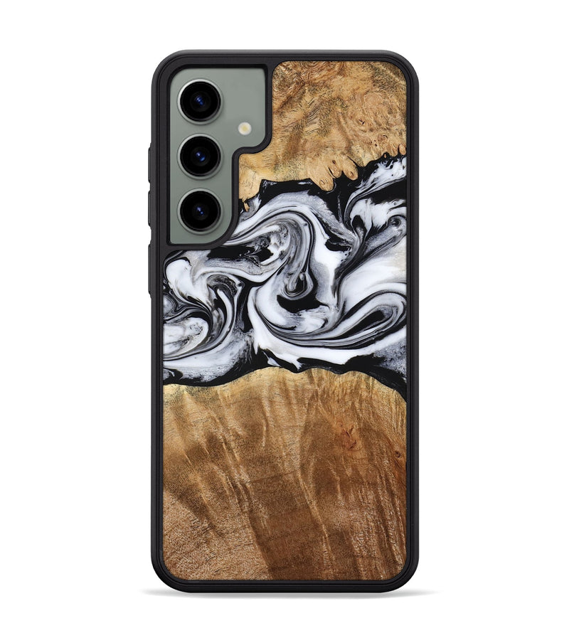 Galaxy S24 Plus Wood Phone Case - Sunny (Black & White, 775992)