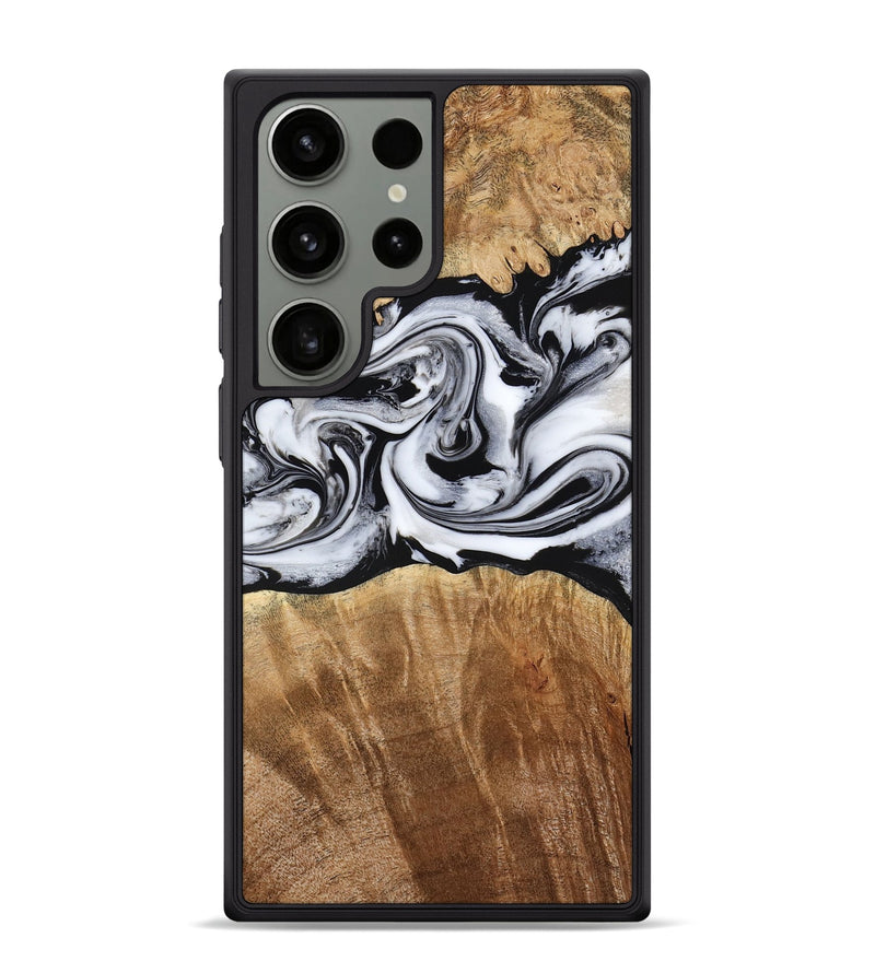 Galaxy S24 Ultra Wood Phone Case - Sunny (Black & White, 775992)