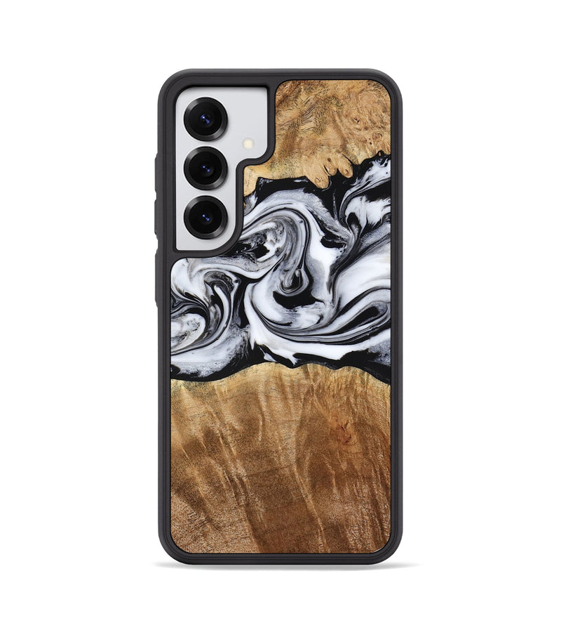 Galaxy S25 Wood Phone Case - Sunny (Black & White, 775992)