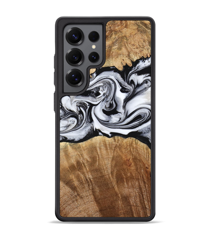 Galaxy S25 Ultra Wood Phone Case - Sunny (Black & White, 775992)