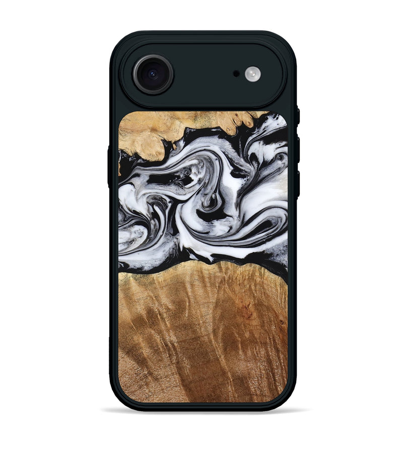 iPhone 17 Air Wood Phone Case - Sunny (Black & White, 775992)