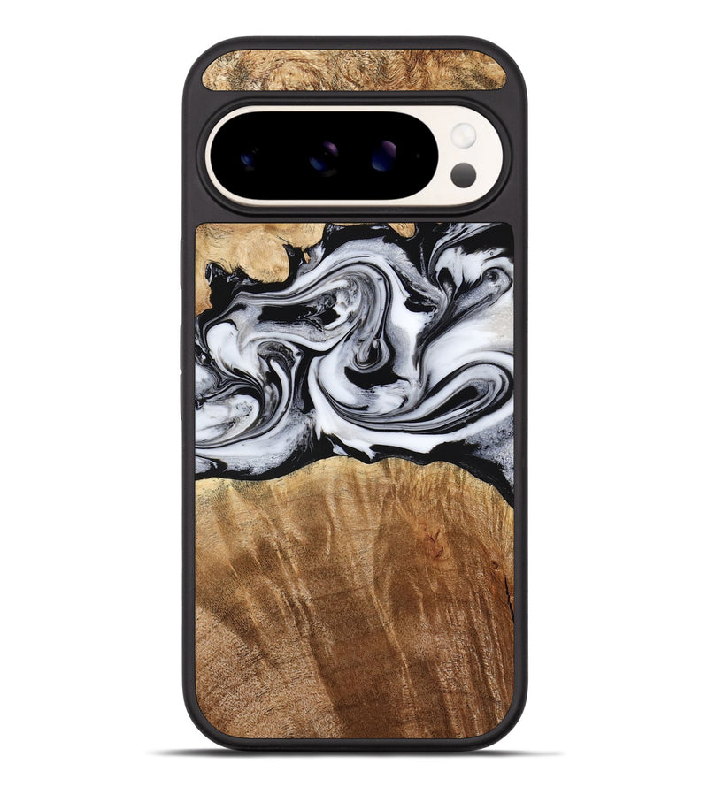 Pixel 9 Pro XL Wood Phone Case - Sunny (Black & White, 775992)