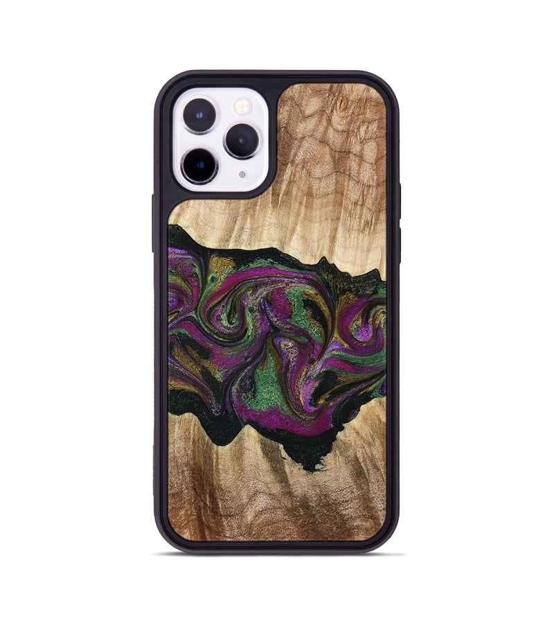 iPhone 11 Pro Wood Phone Case - Corey (Purple, 776197)