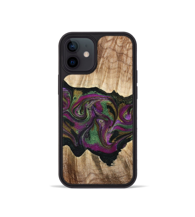 iPhone 12 mini Wood Phone Case - Corey (Purple, 776197)