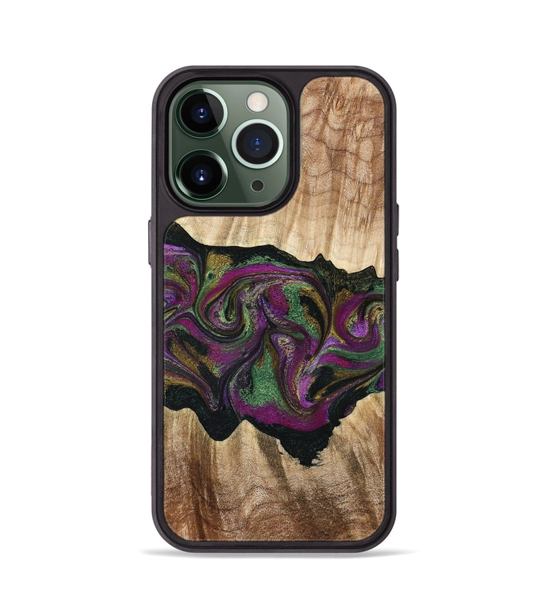 iPhone 13 Pro Wood Phone Case - Corey (Purple, 776197)