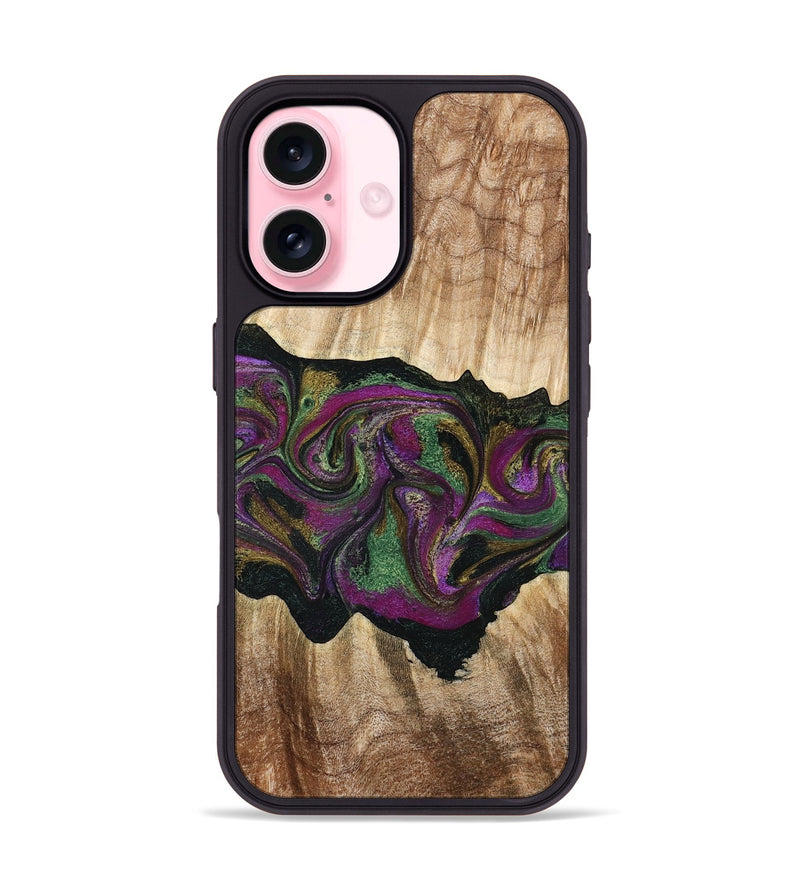 iPhone 17 Wood Phone Case - Corey (Purple, 776197)